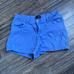 Blue shorts
